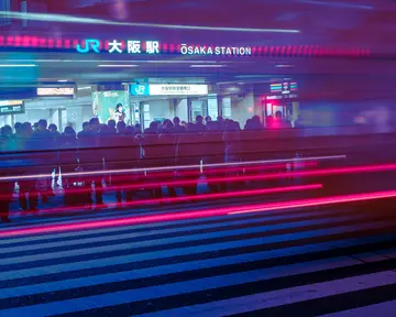 大阪駅前の地下レストラン