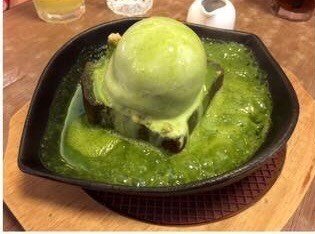 Matcha  ice  cream