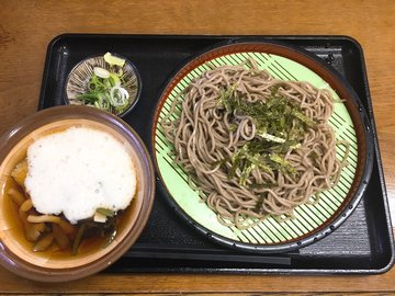 特製ざる山菜とろろそば