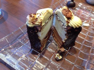 ice-cream cake (cut cake size)