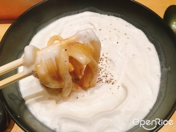 白いカレーうどん