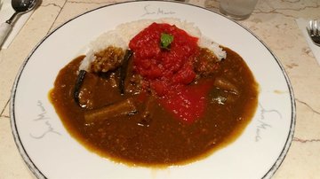 Tomato and Eggplant Curry Rice 🍅🍆