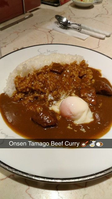 Onsen Tamago Beef Curry