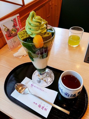 特選都路里抹茶芭菲
