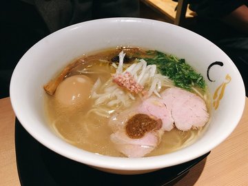 味玉真鯛蛤蜊鹽味拉麵