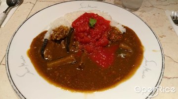 Tomato and Eggplant Curry Rice 🍅🍆