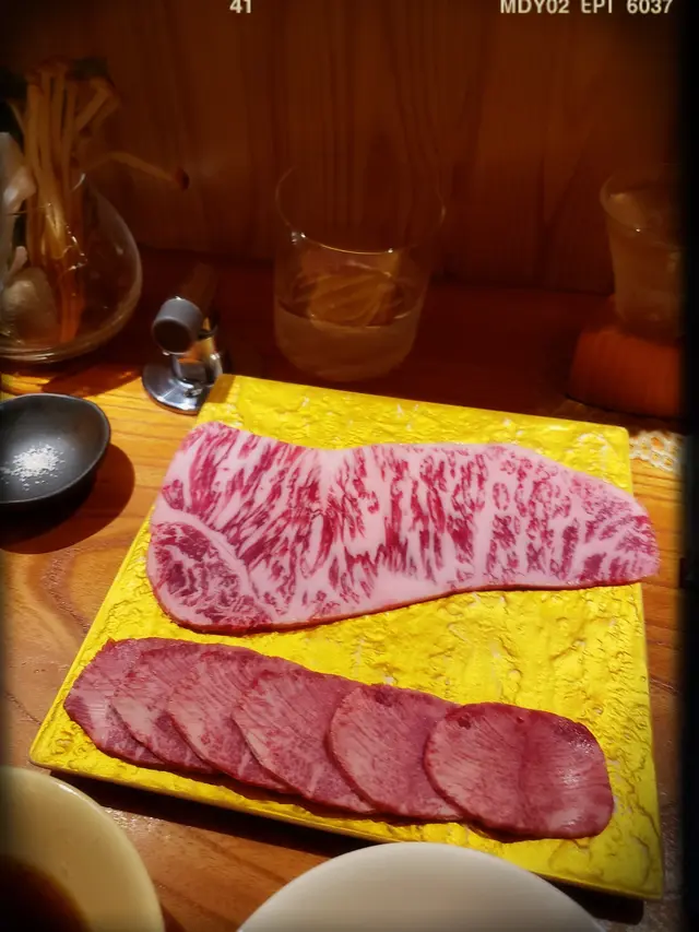 和牛薄片及和牛牛脷