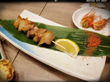 吞拿魚根串燒