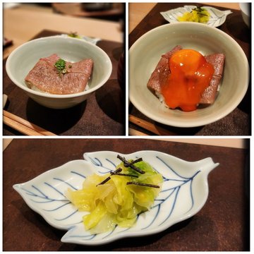 匠よりメ料理：壽喜燒和牛「すき焼きミスジ」（Sukiyaki Misuji）