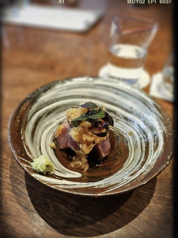Bonito Grilled with Straw