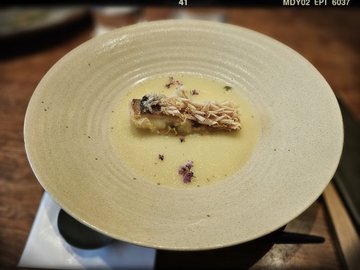 Tilefish and Yellow Chives Soup