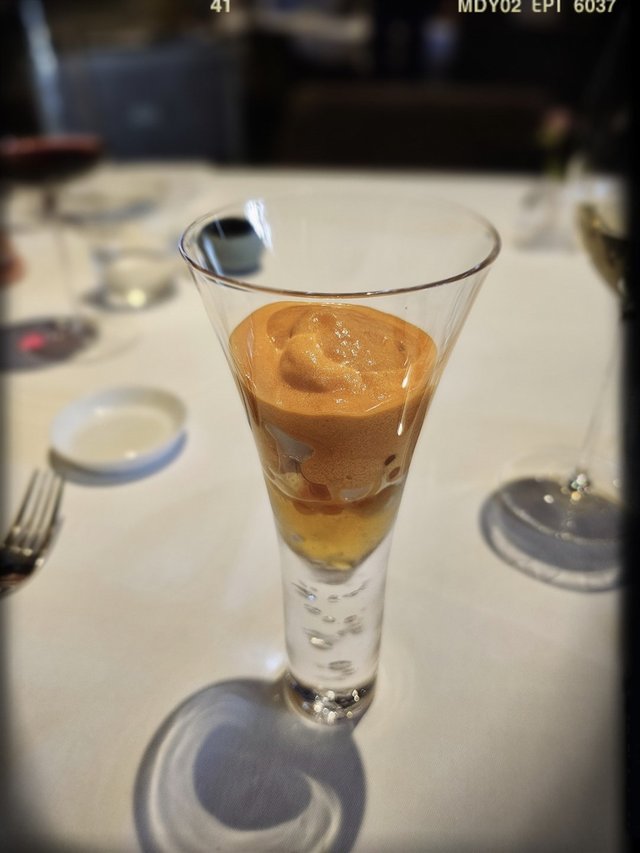 Fully ripened Manganjitougarashi, scallop and salmon roe