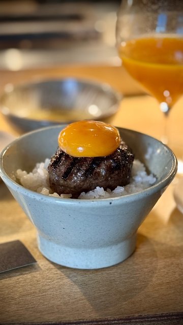 挽肉と米定食