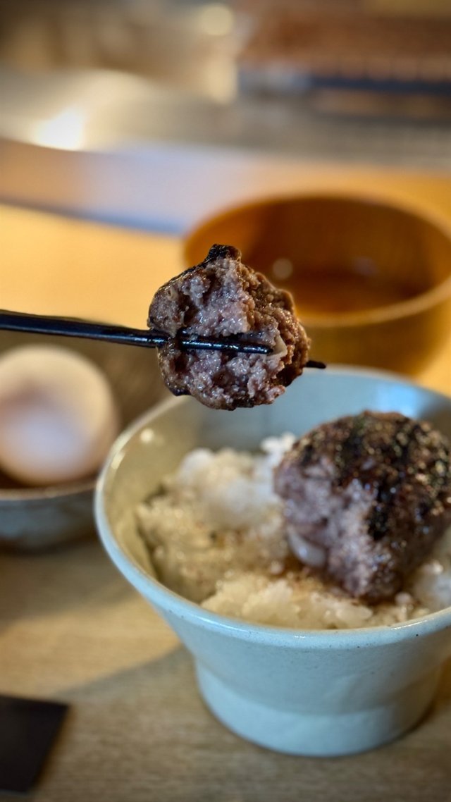 挽肉と米定食