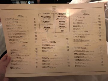Food menu 